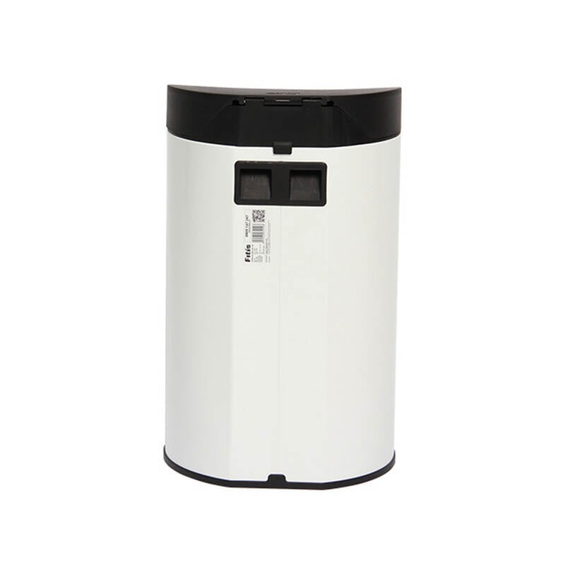 Th&ugrave;ng R&aacute;c inox Fitis Premium 12L - Tr&ograve;n đạp thấp - 3 M&agrave;u (Inox mờ, Trắng, Đen) - RPS1-901, RPS1-904, RPS1-903 image number null